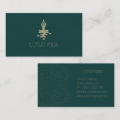 Carte de visite LOTUS YOGA (Devant / Derrière)