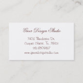 Carte De Visite Louise Marie de France (Dos)