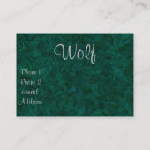 Carte De Visite loup (Dos)