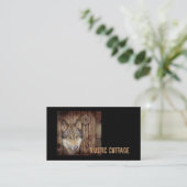 Carte De Visite Loup indien indigène de receveur rêveur occidental (Debout devant)