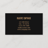 Carte De Visite Loup indien indigène de receveur rêveur occidental (Dos)