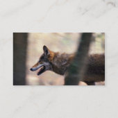 Carte De Visite Loup rouge (Dos)