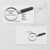 Carte De Visite Loupe (Devant / Derrière)