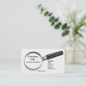 Carte De Visite Loupe (Debout devant)