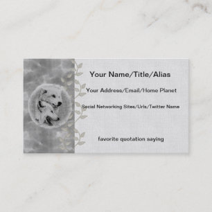 Carte De Visite Loups