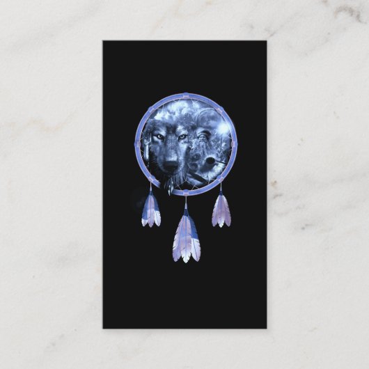 Carte De Visite Loups de la Lune de Dreamcatcher (Devant)