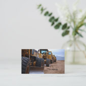 Carte de visite lourd d'équipement (Debout devant)