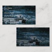 Carte De Visite Loutre de mer (Devant / Derrière)