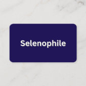 Carte De Visite Louvain de lune Selenophile (Devant)