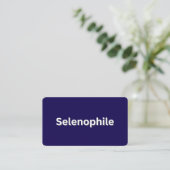 Carte De Visite Louvain de lune Selenophile (Debout devant)