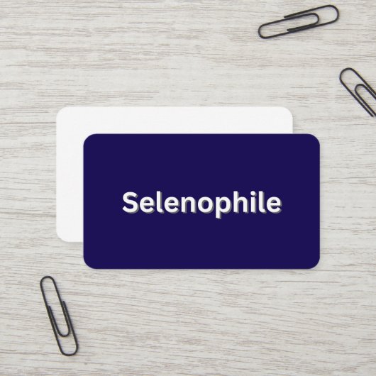 Carte De Visite Louvain de lune Selenophile (Devant/Arrière en situation)