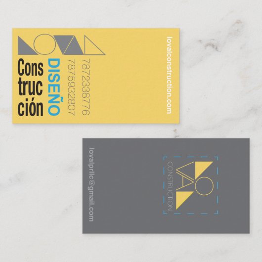 CARTE DE VISITE LOVAL (Devant / Derrière)