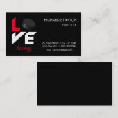 Carte De Visite Love hockey (Devant / Derrière)
