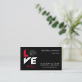 Carte De Visite Love hockey (Debout devant)