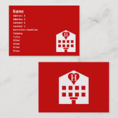 Carte De Visite Love Hotel Japanese Emoji (Devant / Derrière)