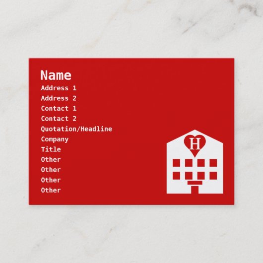 Carte De Visite Love Hotel Japanese Emoji (Devant)