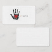 Carte De Visite Love in Action Calling Cards (Devant / Derrière)