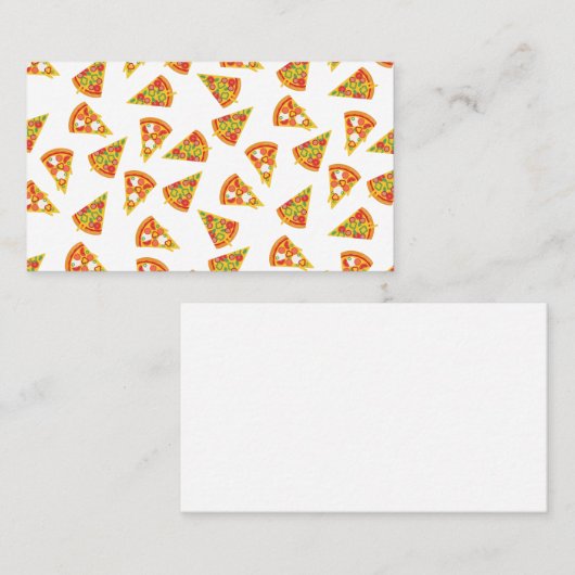 Carte De Visite Love Pizza   (Devant / Derrière)