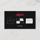 Carte De Visite LOVELsTzy Planet (Dos)