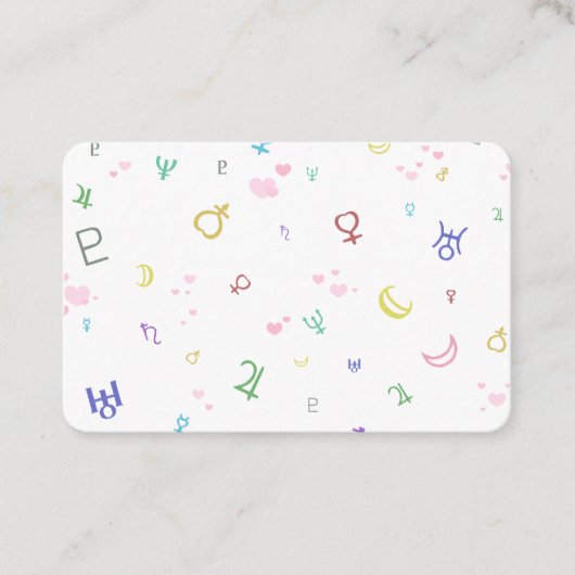 Carte De Visite Lovely planets (Devant)