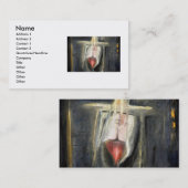 Carte de visite Lovers Kiss2 (Devant / Derrière)