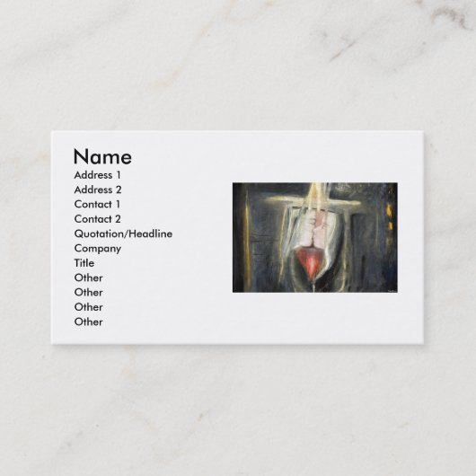 Carte de visite Lovers Kiss2 (Devant)