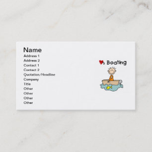Carte De Visite Loves Boating