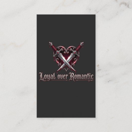 Carte De Visite lOYAL Over Romantic (Devant)