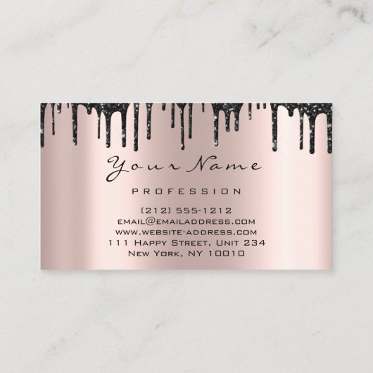 Carte De Visite Loyalité 6 Coiffeur de maquillage Eyelash Extensio (Dos)