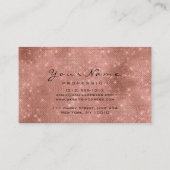 Carte De Visite Loyalité 6 Maquillage Eyebrow Eyes Lashes Rose Éti (Dos)