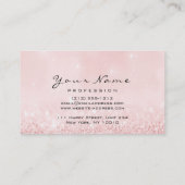 Carte De Visite Loyalité 6 Maquillage Eyebrow Eyes Lashes Rose Or (Dos)