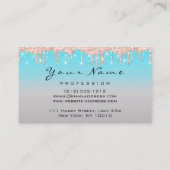 Carte De Visite Loyalité 6 Professionnel Esthétique Rose Lash Coeu (Dos)