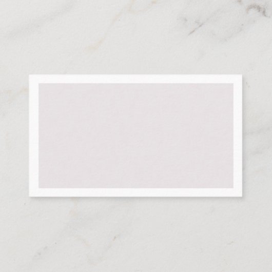 CARTE DE VISITE LOYALITY CARD (Dos)