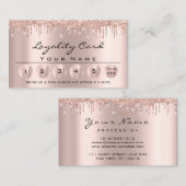 Carte De Visite Loyaliy 6 Roses Esthétiques Professionnels (Devant / Derrière)