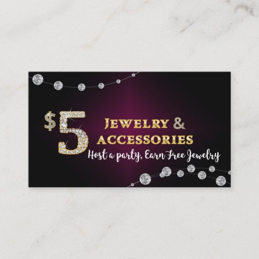 Carte De Visite Loyalty Card - Rewards Card Paparazzi Consultant (Devant)