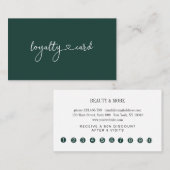 Carte De Visite Loyauté 10 clous Lashes Beauté (Devant / Derrière)