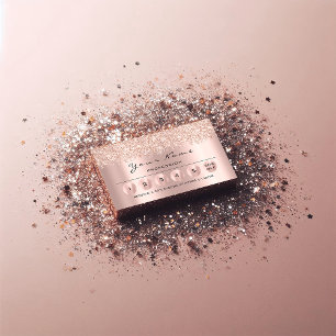 Carte De Visite Loyauté 6 Coiffeur de maquillage Eyelash Parties s