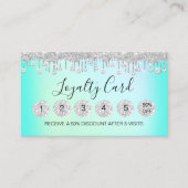 Carte De Visite Loyauté 6 maquillage Esthétique Eyelash Diamond Dr (Devant)