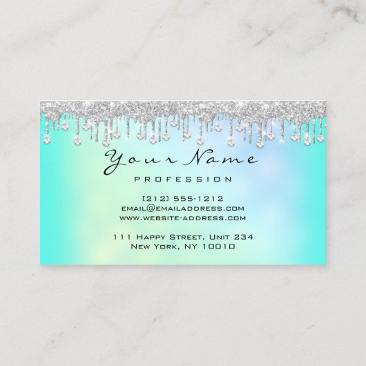 Carte De Visite Loyauté 6 maquillage Esthétique Eyelash Diamond Mi (Dos)