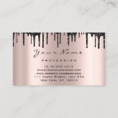 Carte De Visite Loyauté 6 Maquillage rose Eyelash Extension (Dos)