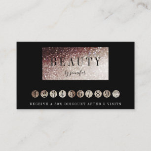 Carte De Visite Loyauté 9 Nails Lashes Beauty