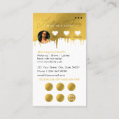 Carte De Visite Loyauté à rabais pour petites entreprises Code QR  (Dos)