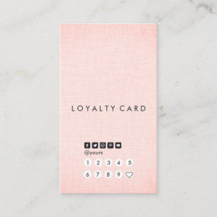 Carte De Visite Loyauté de linge nettoyé pour nettoyage professi