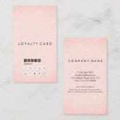 Carte De Visite Loyauté de linge nettoyé pour nettoyage profession (Devant / Derrière)