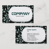 Carte De Visite Lozenge 3d 06 (Devant / Derrière)