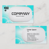 Carte De Visite Lozenge 3d - Abstrait 02 (Devant / Derrière)