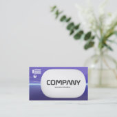 Carte De Visite Lozenge 3d - Aube violette (Debout devant)