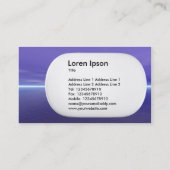 Carte De Visite Lozenge 3d - Aube violette (Dos)