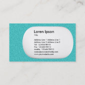 Carte De Visite Lozenge 3d - Cyan Embossed Texture (Dos)