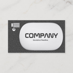 Carte De Visite Lozenge 3d - Gris foncé texturé
